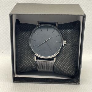 South Lane SS20-dr1-1935 Black Mesh Analog Dial Quartz Wrist Watch YR27